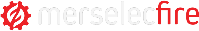 Merselec Fire logo white